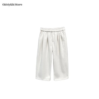 Boys Solid Double Breasted Blazer Jack Vest Pants Children Suit Waistcoat Wedding Clothes Sets Toddler Formal Dress Kids Tuxedos