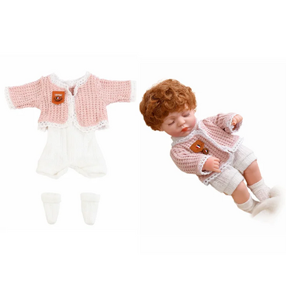 Baby Reborn Dolls Clothes for 30cm Baby Doll Dress Pajamas Jumpsuit Doll Clothes for 12 inch Reborn Doll DIY Toys for Girls