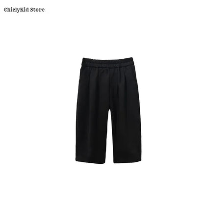 Boys Solid Double Breasted Blazer Jack Vest Pants Children Suit Waistcoat Wedding Clothes Sets Toddler Formal Dress Kids Tuxedos