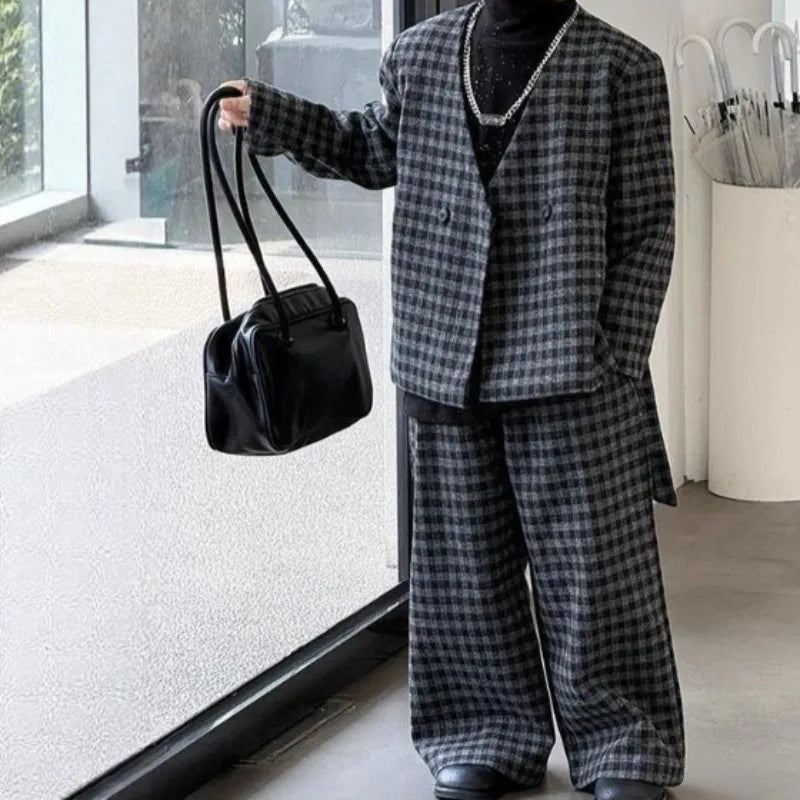 2025 Autumn New Boys' Korean Style Blazer Sets Flower Boy Runway Show Costume Formal Occasion Attire