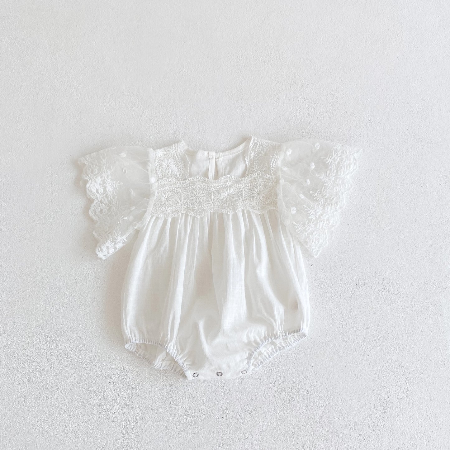 baby clothes babies' cotton short-sleeved triangle clothes climbing clothes for baby girls summer romper lace infant outfit