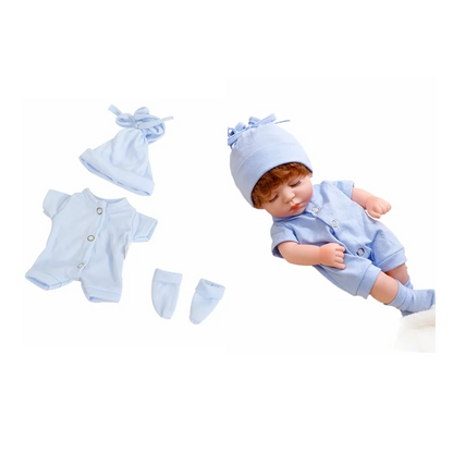 Baby Reborn Dolls Clothes for 30cm Baby Doll Dress Pajamas Jumpsuit Doll Clothes for 12 inch Reborn Doll DIY Toys for Girls