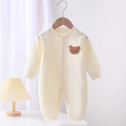 0-24Months Newborn Kid Baby Boy Girl Winter Clothes Knit Warm Baby Romper Sweater Thick Jumpsuit Cute Sweet New Born Outfit