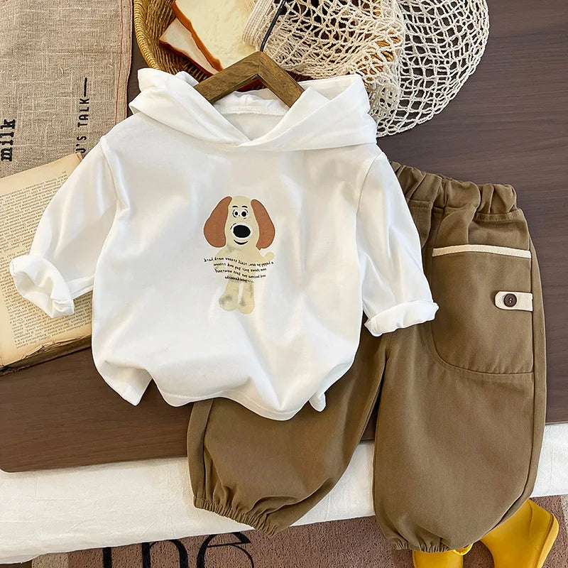 New Autumn Baby Clothes Set  Toddler Girls Clothing Infant Costume Kids Tracksuits Children Boys Jacket Hoodie Pants 3Pcs/Sets