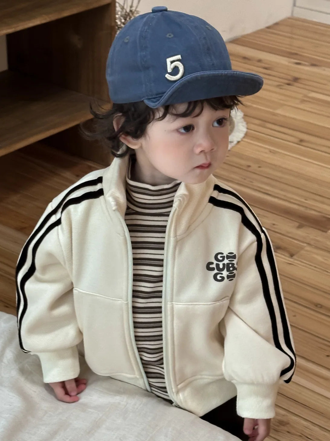 Baby Boys Zipper Jacket Infant Girls Casual Thick Cardigan Toddler Clothes 2025 Autumn New Children Long Sleeve Coat Fashion