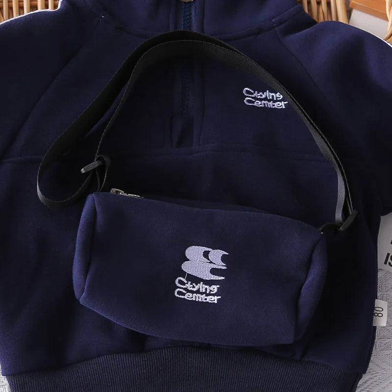 IYEAL Boys' Long Sleeved Sweatshirt  Set 2025 Autumn New Sweatshirt  Casual Sports Two-Piece Set 1-5 Year Old Boys' Clothes