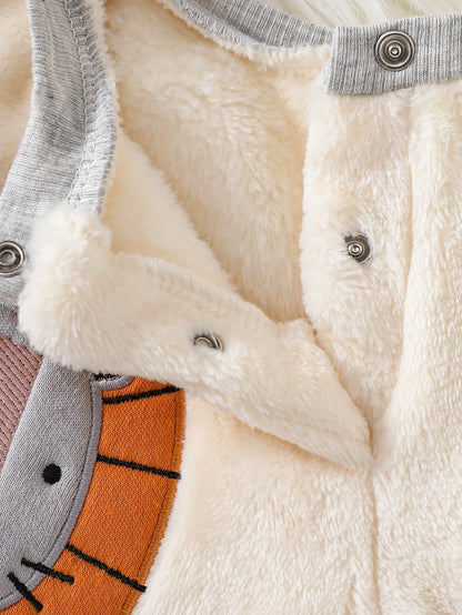 Baby boy clothes 4PCS Baby boy onesies suit Autumn and winter long-sleeved onesie+ top+ 2 pants Suitable for 0-12 months